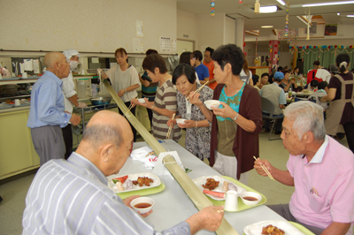 流しそうめんイベント開催！_a0154110_15262643.jpg