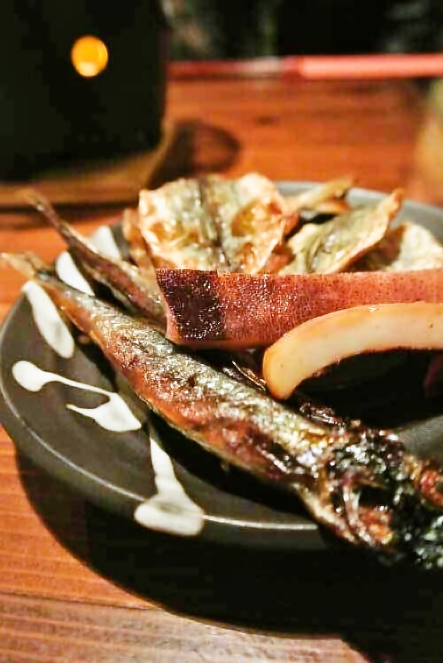 【「かんすけ」(山梨・甲府) で 「繁枡」「手取川」!!】_a0005436_1355690.jpg