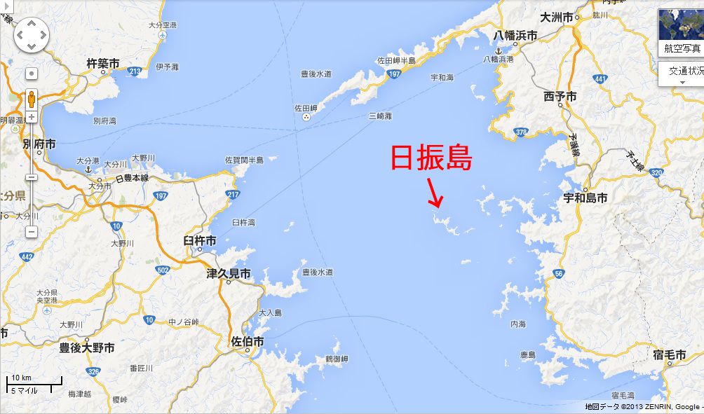 日振島 九州→四国・・・こんな所です2(頑張れホークス!)