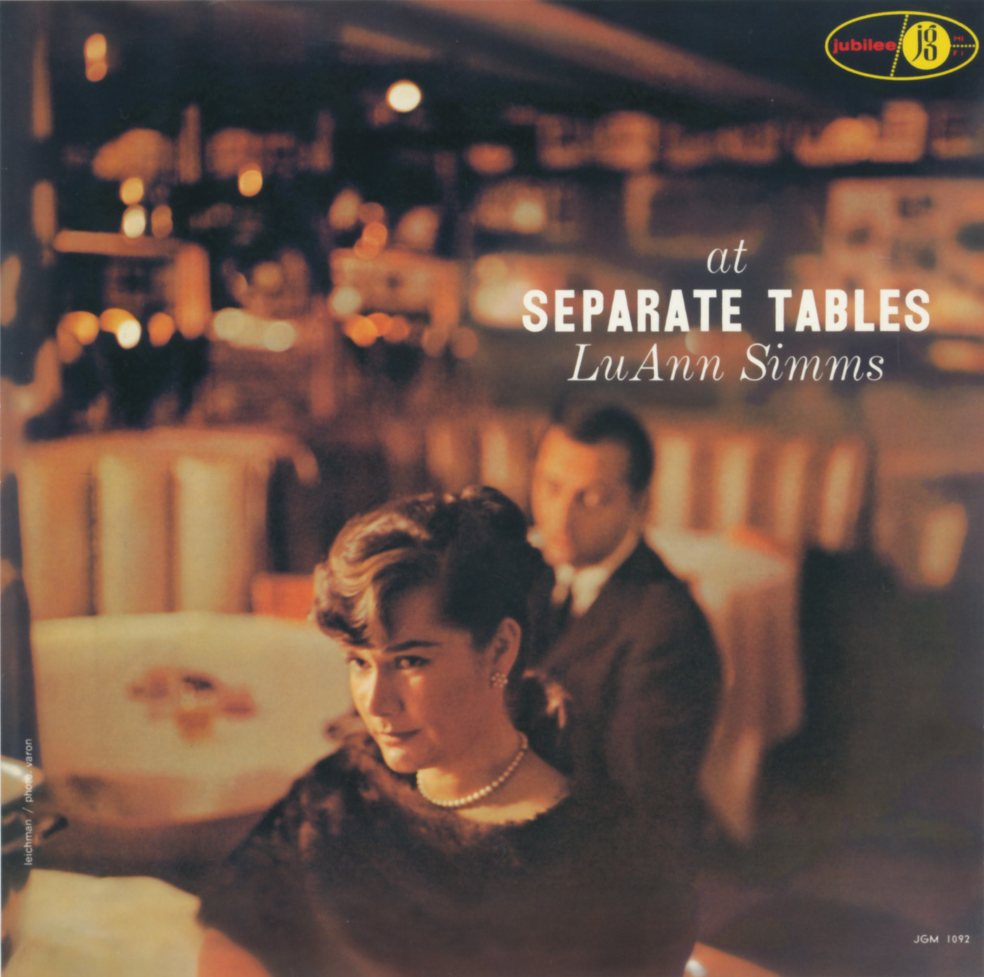 ルー・アン・シムズ（Lu Ann Simms）「At Separate Tables」（1959）_e0042361_0123.jpg