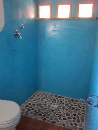 染まりゆく壁　整うトイレ、まだまだ続く改築作業_f0234936_21495285.jpg