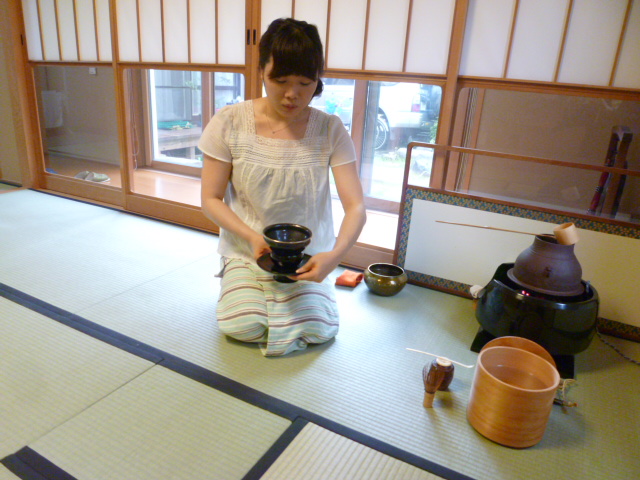 台天目セット お稽古風景(29)…「台天目」【風炉】 : 朝日茶道教室