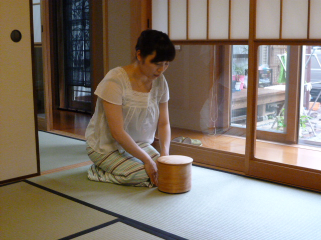 台天目セット お稽古風景(29)…「台天目」【風炉】 : 朝日茶道教室