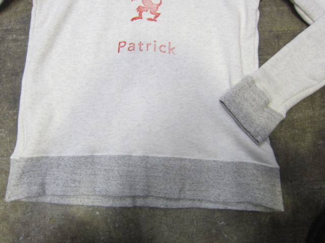 PATRICK ・・・ SIMPLE なCRUE SWEAT ！♪！_d0152280_21352484.jpg