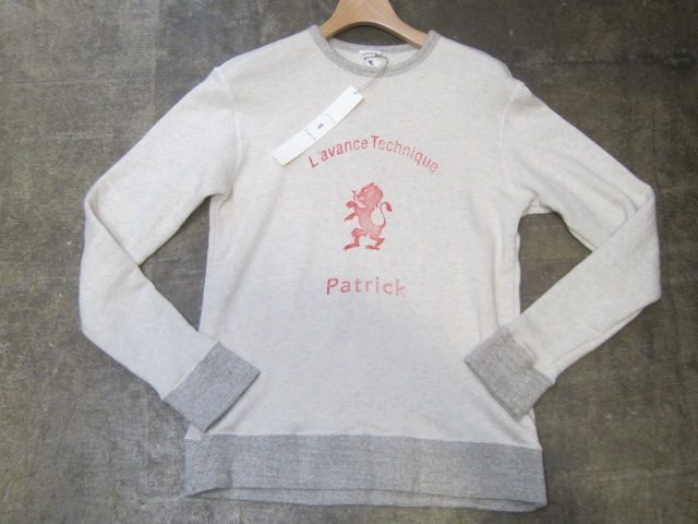 PATRICK ・・・ SIMPLE なCRUE SWEAT !♪!_d0152280_21353428.jpg