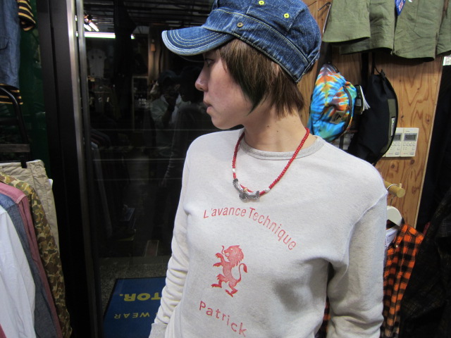 PATRICK ・・・ SIMPLE なCRUE SWEAT ！♪！_d0152280_21363413.jpg