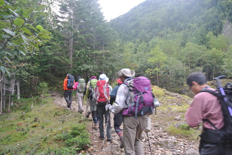 2013年9月7日、全員で八ヶ岳赤岳登頂_c0242406_11443396.jpg