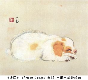 竹内栖鳳展　5.前期 第４章　＠東京国立近代美術館_b0044404_12482582.jpg