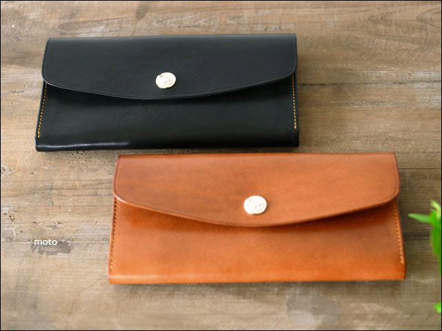 MOTO※長財布 moto leather＆silver[モトレザー] 被せロングウォレット [LW2