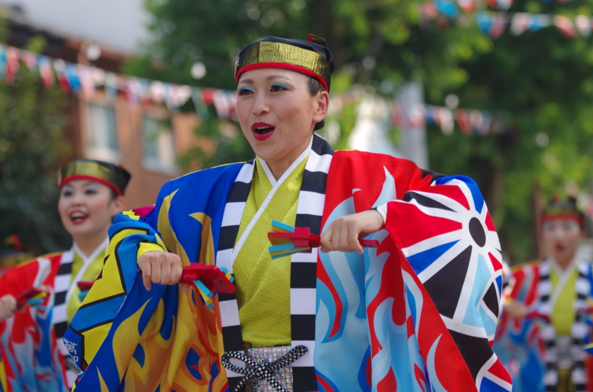 高知よさこい２０１３祭本番一日目その１６（とらっく）_a0009554_22274092.jpg