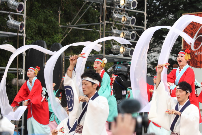 第60回よさこい祭り 前夜祭 濱長 花神楽 その2_a0077663_15503348.jpg