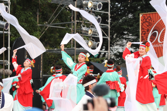 第60回よさこい祭り 前夜祭 濱長 花神楽 その2_a0077663_15503579.jpg