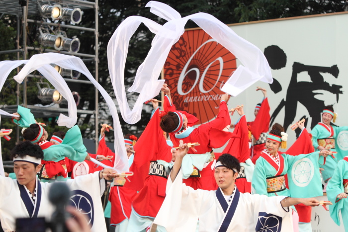 第60回よさこい祭り 前夜祭 濱長 花神楽 その2_a0077663_15503775.jpg