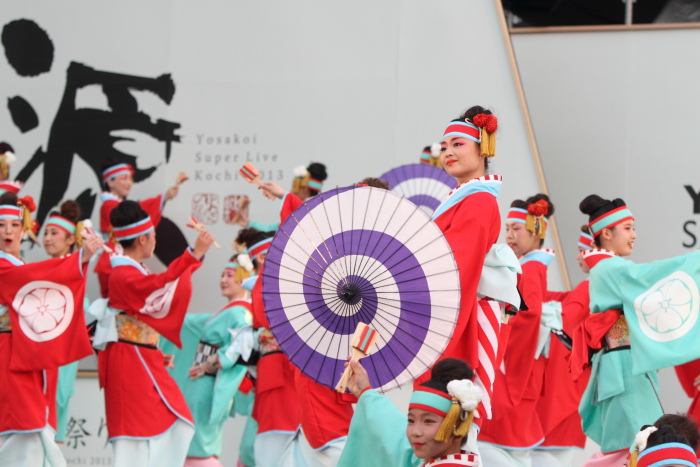 第60回よさこい祭り 前夜祭 濱長 花神楽 その2_a0077663_15503962.jpg