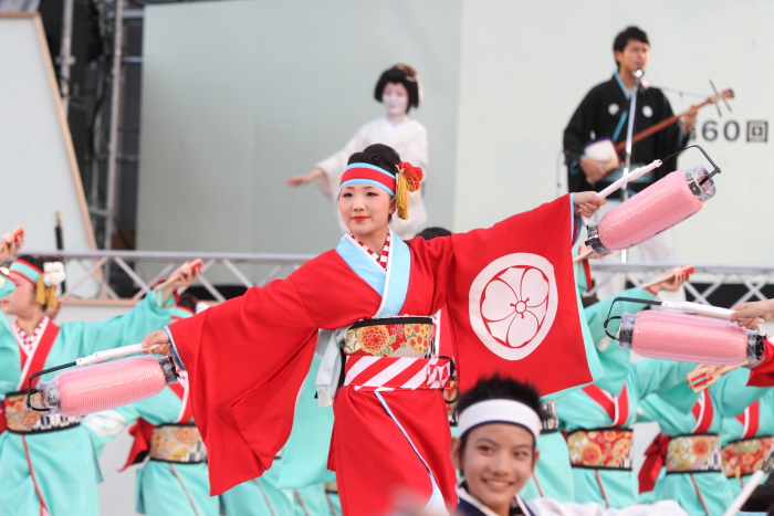 第60回よさこい祭り 前夜祭 濱長 花神楽 その2_a0077663_15504150.jpg