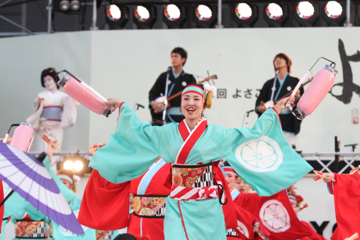 第60回よさこい祭り 前夜祭 濱長 花神楽 その2_a0077663_15504478.jpg