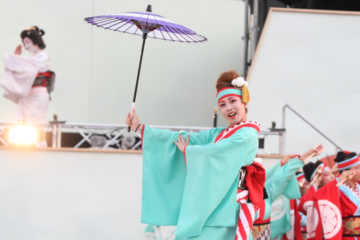 第60回よさこい祭り 前夜祭 濱長 花神楽 その3_a0077663_15531368.jpg