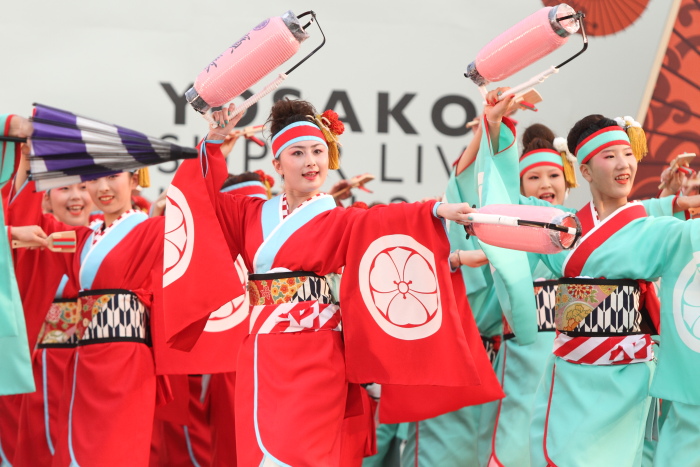 第60回よさこい祭り 前夜祭 濱長 花神楽 その3_a0077663_15531528.jpg