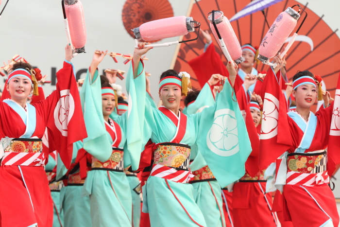 第60回よさこい祭り 前夜祭 濱長 花神楽 その3_a0077663_15531757.jpg