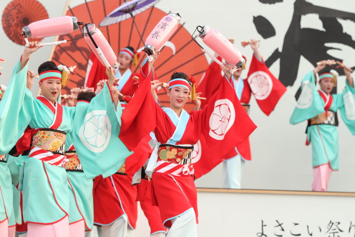 第60回よさこい祭り 前夜祭 濱長 花神楽 その3_a0077663_15531980.jpg