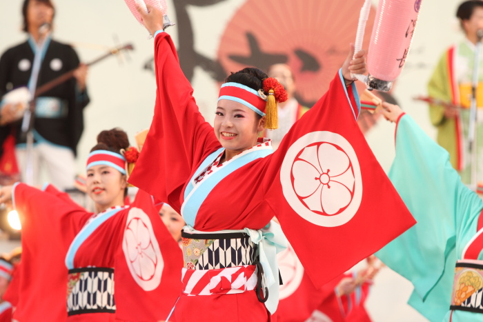 第60回よさこい祭り 前夜祭 濱長 花神楽 その3_a0077663_15532169.jpg