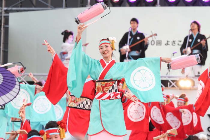 第60回よさこい祭り 前夜祭 濱長 花神楽 その3_a0077663_15532857.jpg