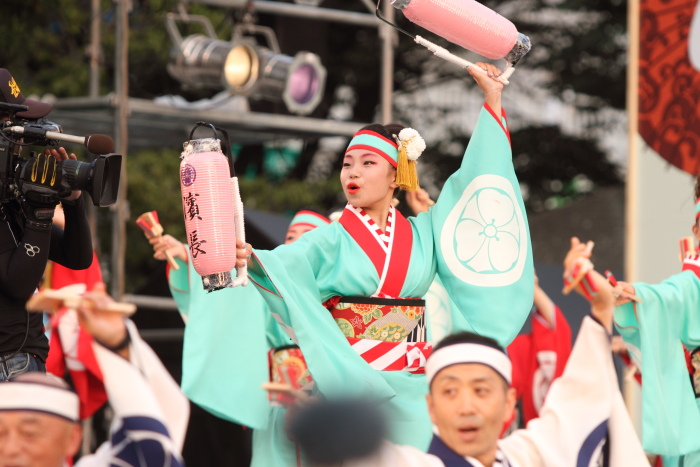 第60回よさこい祭り 前夜祭 濱長 花神楽 その4_a0077663_15562484.jpg