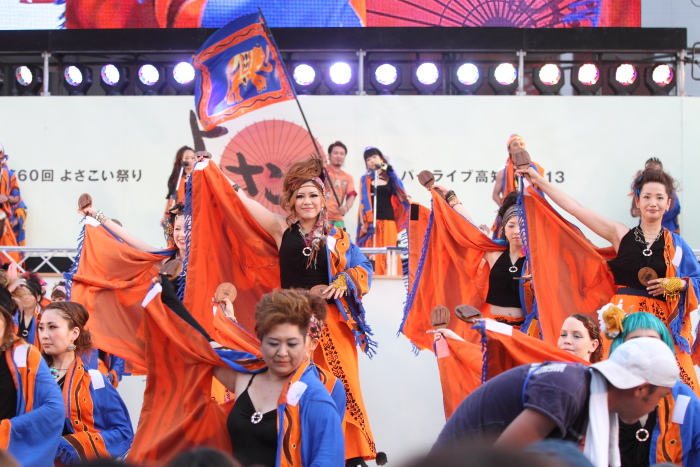 第60回よさこい祭り 前夜祭 東印度公司 その1_a0077663_18245294.jpg