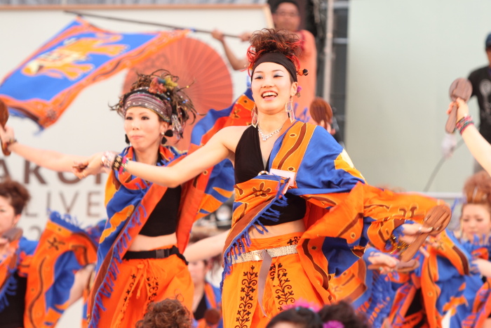 第60回よさこい祭り 前夜祭 東印度公司 その2_a0077663_1830129.jpg