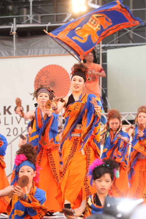 第60回よさこい祭り 前夜祭 東印度公司 その2_a0077663_18301784.jpg