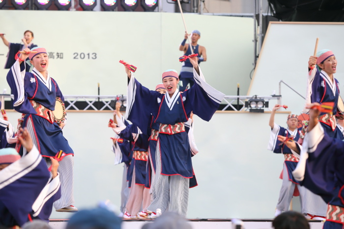 第60回よさこい祭り 前夜祭 上總組 その1_a0077663_8561427.jpg