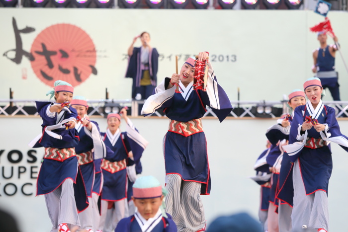 第60回よさこい祭り 前夜祭 上總組 その1_a0077663_8561568.jpg