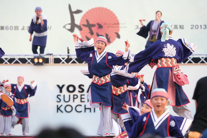 第60回よさこい祭り 前夜祭 上總組 その1_a0077663_8561897.jpg