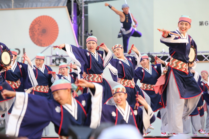 第60回よさこい祭り 前夜祭 上總組 その1_a0077663_8562291.jpg