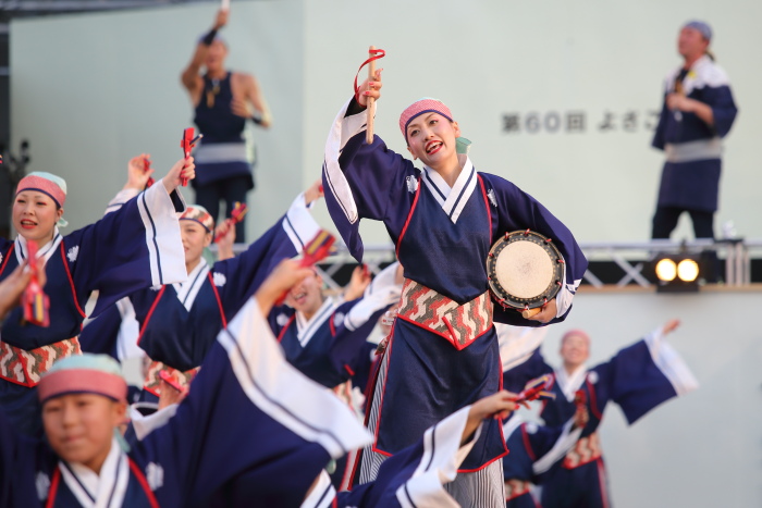 第60回よさこい祭り 前夜祭 上總組 その1_a0077663_8562615.jpg