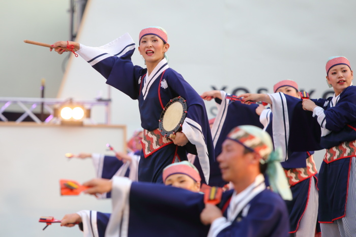 第60回よさこい祭り 前夜祭 上總組 その1_a0077663_8591550.jpg