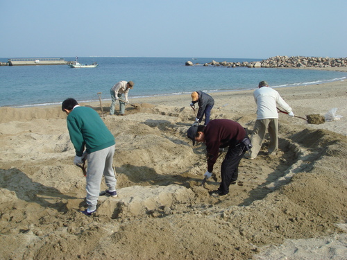 2007新春里海まつり準備…とんど組立・・・臨時活動日_c0108460_21275950.jpg