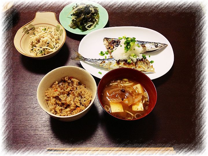 秋ごはん☆_c0151965_14472874.jpg
