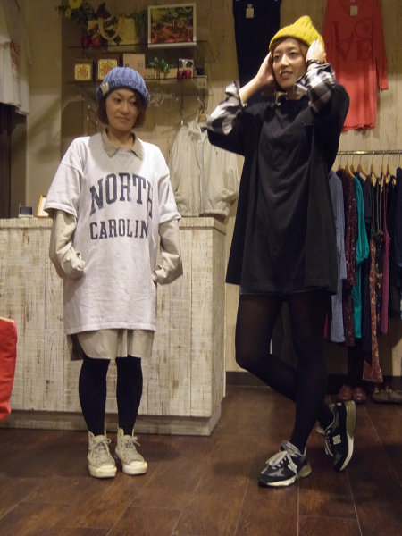 KNIT CAP ＆　BIG T ＆　L/S  sh　＋　黒タイツ_e0203009_21452739.jpg