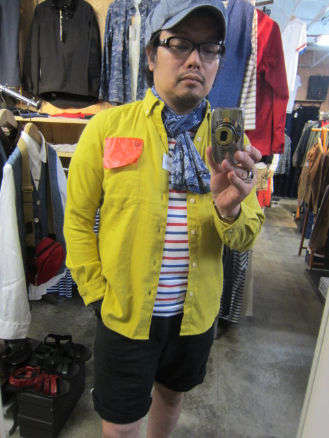 Kato BASIC ・・・ マスタードB/D NELL SHIRTS!★!_d0152280_2215819.jpg