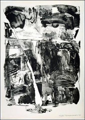 ロバート・ラウシェンバーグのポスター「Jewish Museum Poster