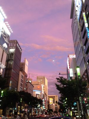 銀座の夕焼け_f0036418_2281820.jpg