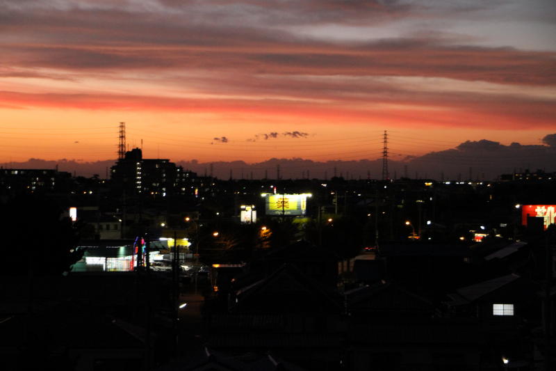 台風一過の夕暮れ_b0168647_19133078.jpg