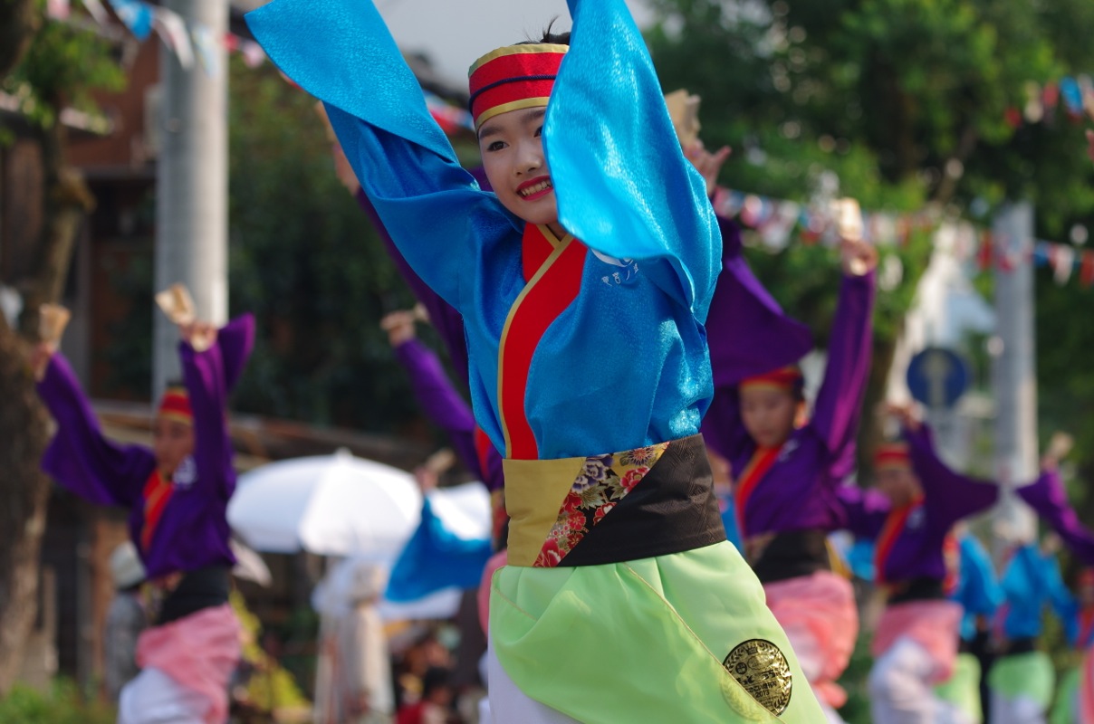 高知よさこい２０１３祭本番一日目その２２（竜宮の遣い）_a0009554_1151054.jpg