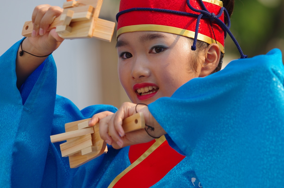 高知よさこい２０１３祭本番一日目その２２（竜宮の遣い）_a0009554_11513730.jpg