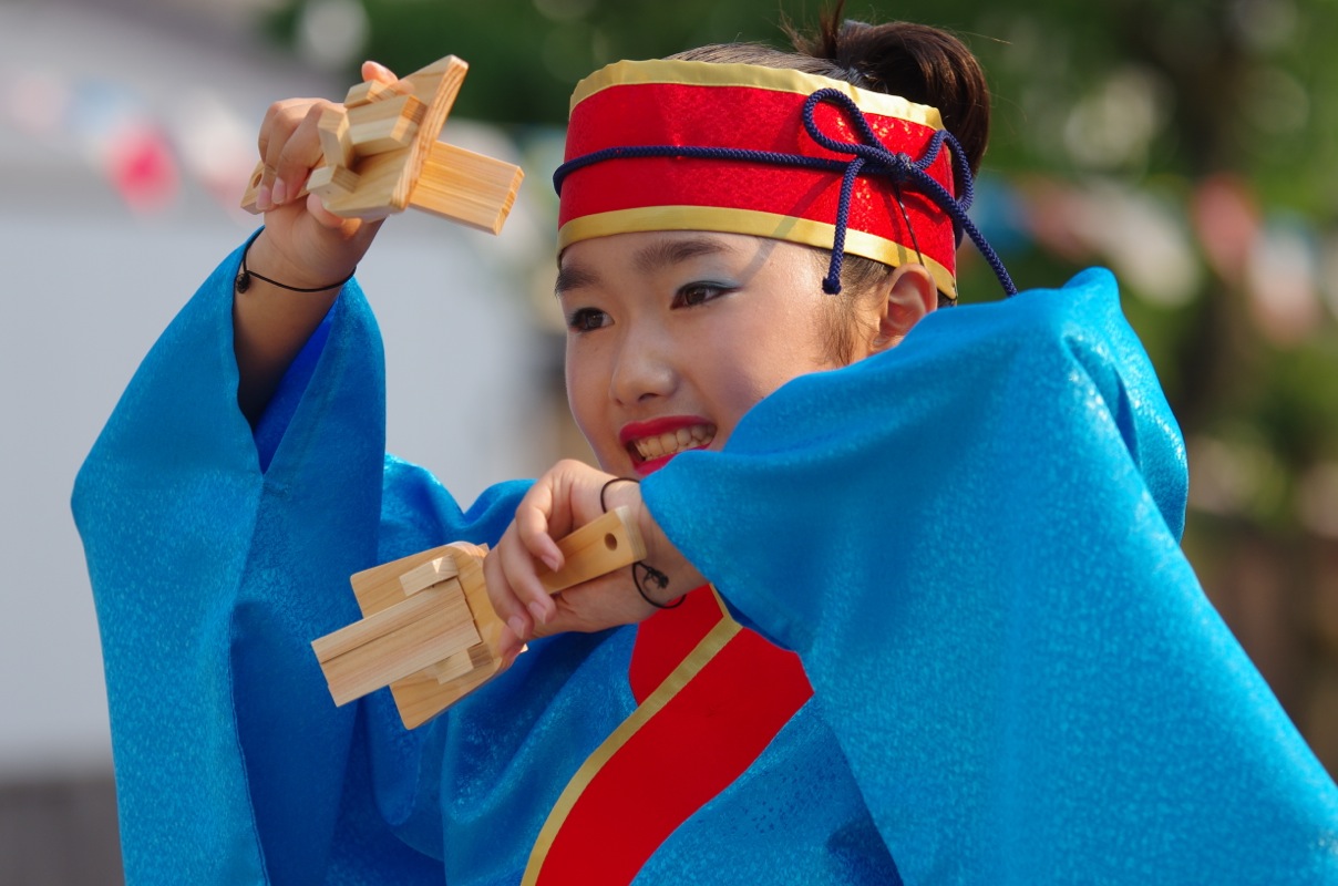 高知よさこい２０１３祭本番一日目その２２（竜宮の遣い）_a0009554_11515067.jpg