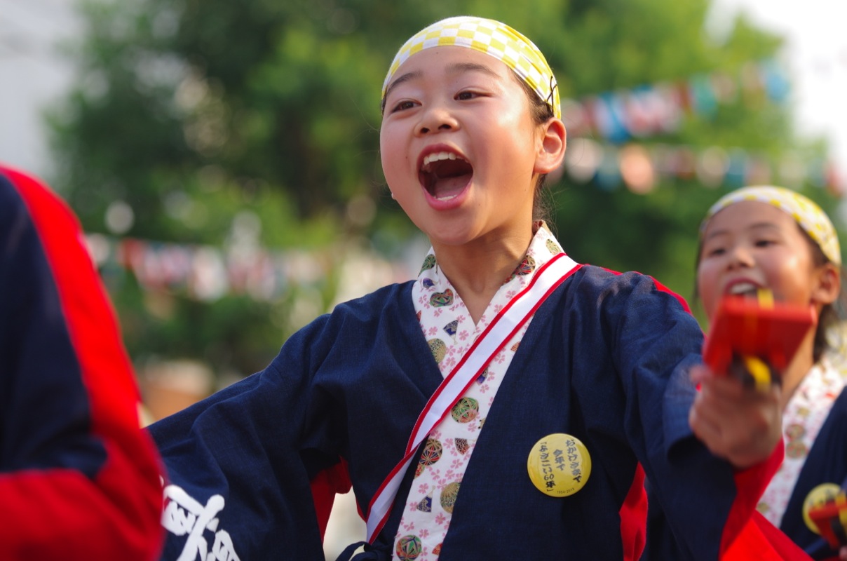 高知よさこい２０１３祭本番一日目その２６（帯屋町筋ジュニア隊）_a0009554_2337422.jpg