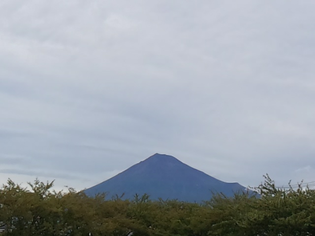 台風一過　富士山_b0292155_15285567.jpg