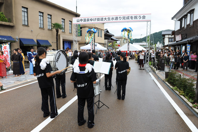 山中温泉ゆげ街道大生水通り完成を祝う会　式典編_d0095673_1812419.jpg