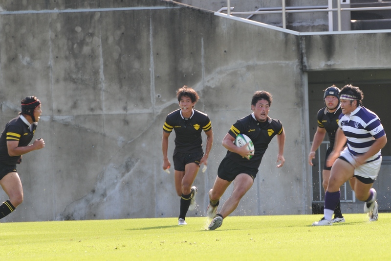 関東大学ラグビー開幕戦　（２）　明治対青山学院_b0104774_20381275.jpg